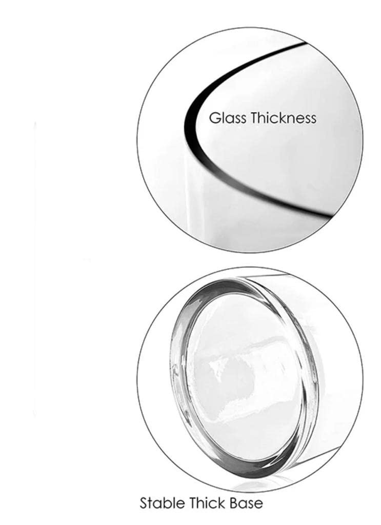 Mado gallery Glass Cylinder Vases Set of 12 Decorative Centerpieces for Home or Wedding, Bulk Cylinder Flower & Plant Vases, Candle Holders for Home Decoration and Wedding Centerpieces