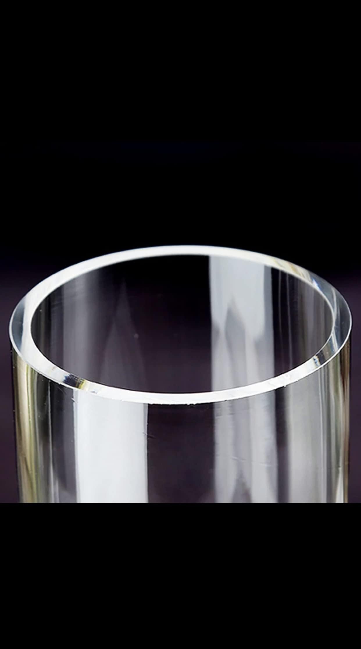 Mado gallery Glass Cylinder Vases size of (10 x 15 cm) Decorative Centerpieces for Home or Wedding, Bulk Cylinder Flower & Plant Vases, Candle Holders for Home Decoration and Wedding Centerpieces